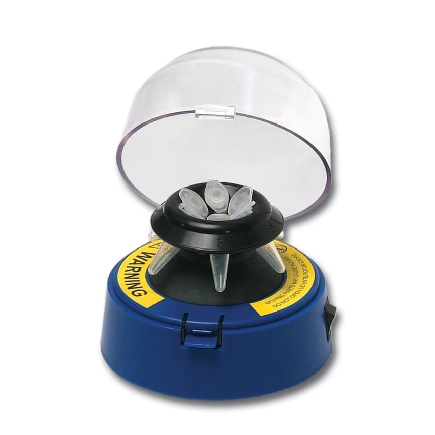 Benchmark Scientific Blue mini-centrifuge with 2 rotors, 230V